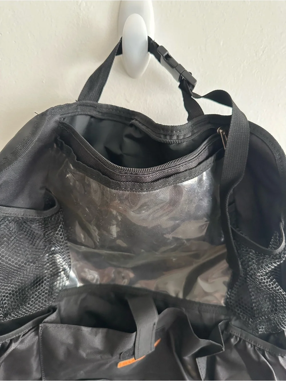 Black Mesh Utility Seat Back Organizer -